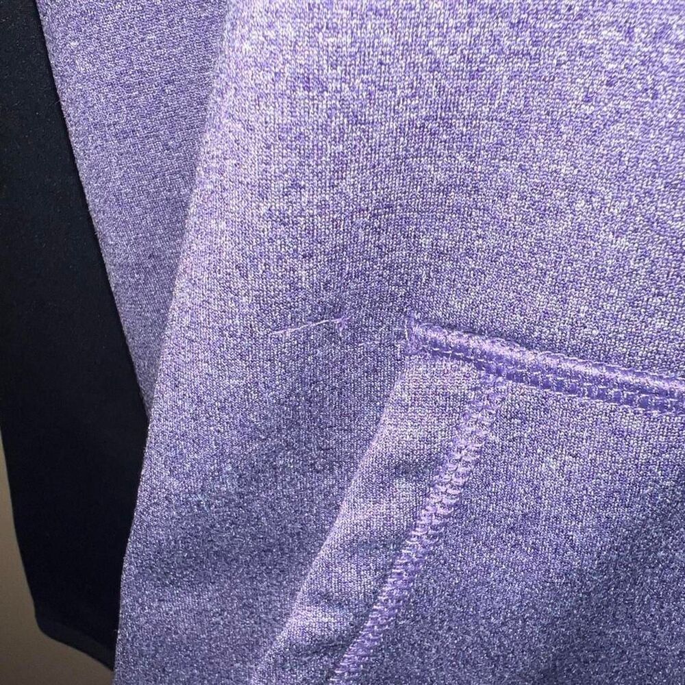 Nike Women's Neck Hoodie | Purple and Black Sweatshirt - Large - Picture 6 of 6
